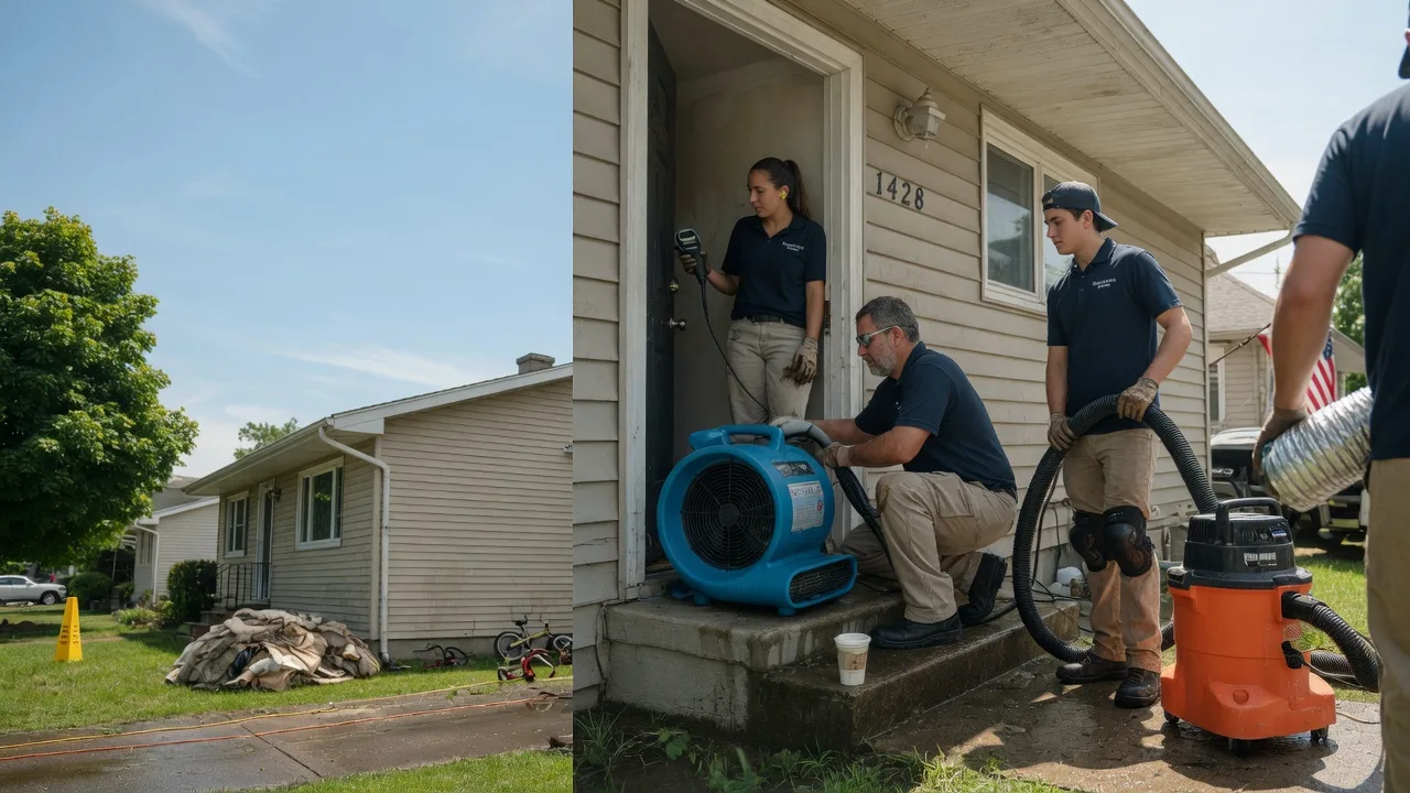 Water Damage Restoration in Manilla, IN near me